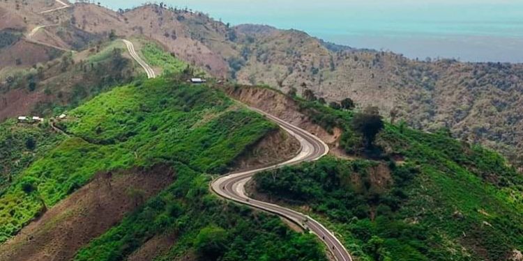 Pesona Keindahan Jalur Bypass Mekaki-Buwun Mas Lombok