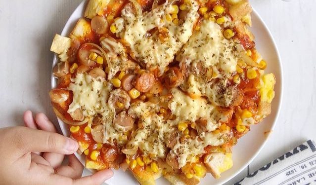 Pizza Roti Tawar, Sarapan Mudah No Ribet