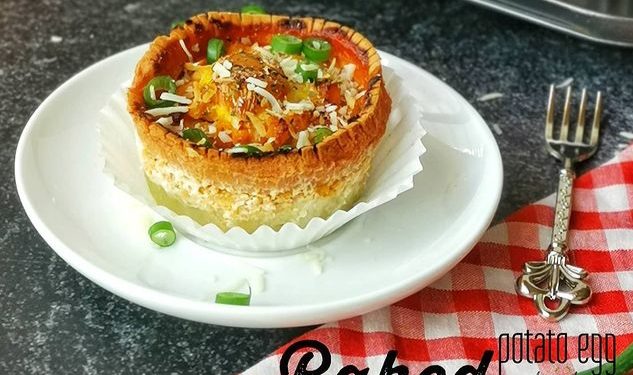 Baked Egg Potato, Ide Sarapan Pagi di  Akhir Pekan
