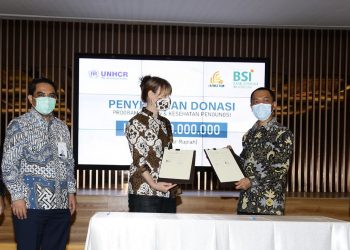 Satu Miliar untuk Pengungsi Diserahkan oleh BSI dan LAZ BSMU