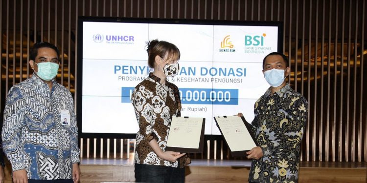 Satu Miliar untuk Pengungsi Diserahkan oleh BSI dan LAZ BSMU