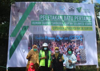 DD Sulut dan Yayasan Senyum Bahagia Bersama Indonesia Bangun Rumah Tahfidz Shohibul Quran