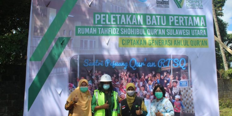 DD Sulut dan Yayasan Senyum Bahagia Bersama Indonesia Bangun Rumah Tahfidz Shohibul Quran