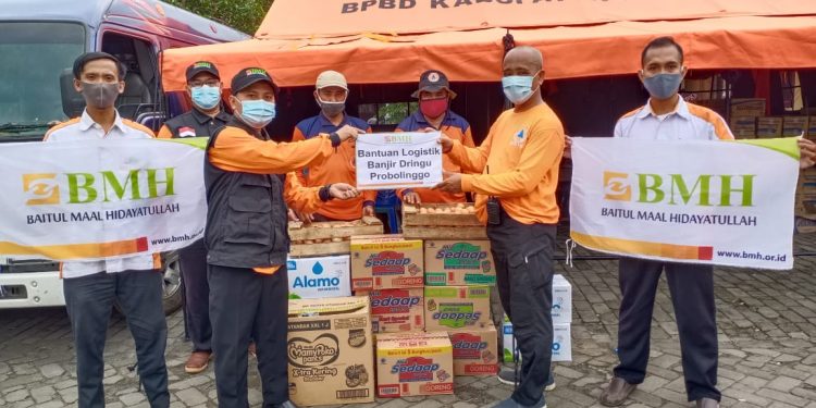 Laznas BMH Kirim Bantuan Tanggap Bencana untuk Korban Banjir Probolinggo
