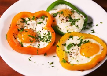 Bell Pepper Eggs, Resep Sarapan Sehat di Akhir Pekan