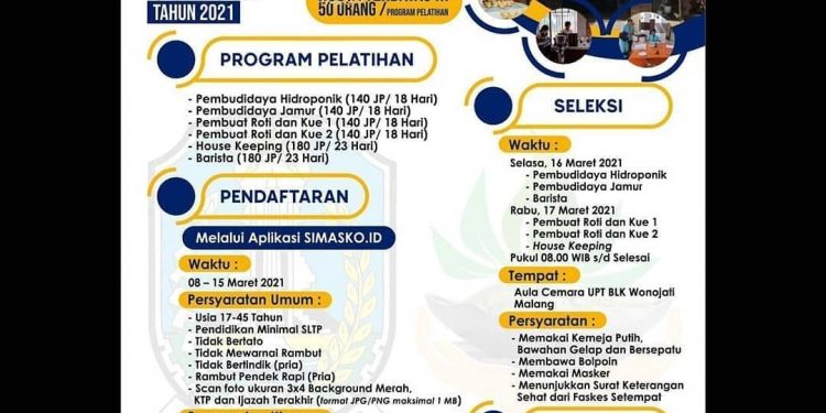 Pelatihan Berbasis Kompetensi di Wonojati Malang