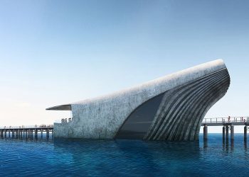 Observatorium Laut Berbentuk Ikan Paus Raksasa