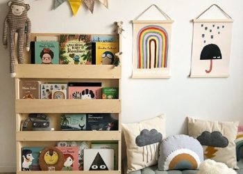 5 Desain Rak Buku Untuk Kamar Anak