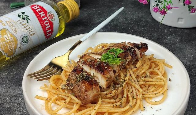 Oriental Chicken Spaghetti, Menu Lezat Berbuka dan Sahur