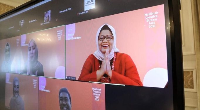 Fery Farhati di Muslimah Creative Stream Fest 2021