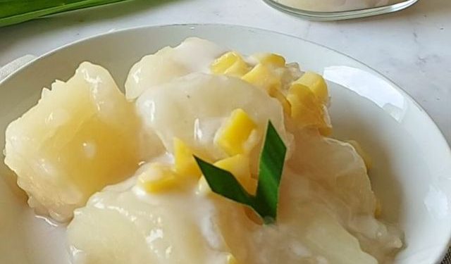 Ide Takjil Hari Ini: Singkong Thailand Saus Nangka