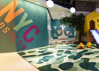 Desain Menyenangkan NYC Kids Club di Cina