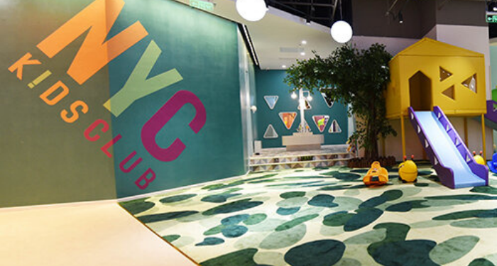 Desain Menyenangkan NYC Kids Club di Cina