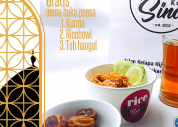 Kedai Sinau Sediakan Menu Berbuka Puasa Gratis