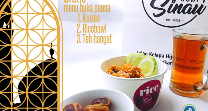 Kedai Sinau Sediakan Menu Berbuka Puasa Gratis