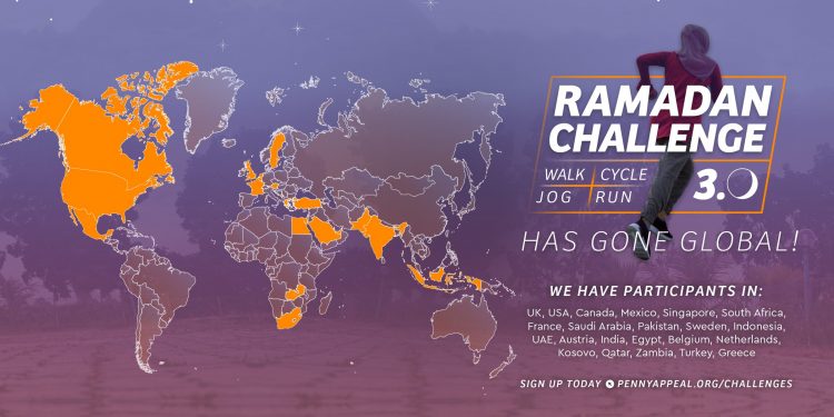 Tantangan Ramadan Global Dorong Orang untuk Aktif dan Galang Dana