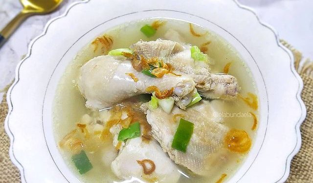 Resep Sup Ayam ala Pak Min Klaten