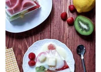 Puding Susu Buah, Sajian Minuman saat Lebaran