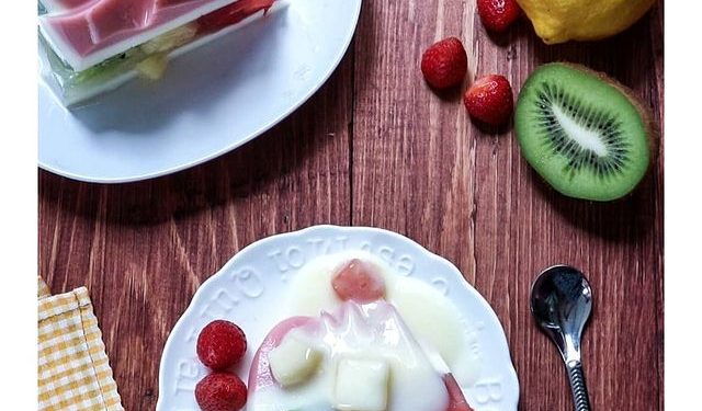 Puding Susu Buah, Sajian Minuman saat Lebaran