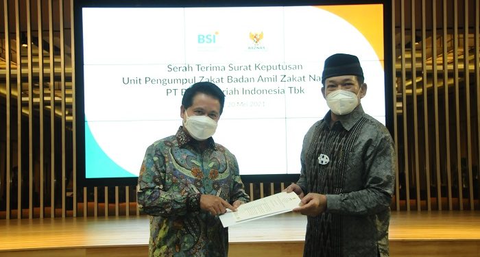 Optimalkan Pengelolaan Zakat Infaq Sedekah, Bank Syariah Indonesia Resmikan UPZ