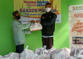 BMH Yogyakarta Salurkan Sembako Gratis