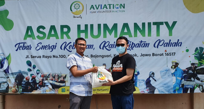 ASAR Humanity Bagikan Paket Lebaran untuk Jurnalis
