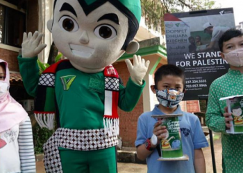 Tanda Cinta Murid SDIF Al Fikri untuk Palestina