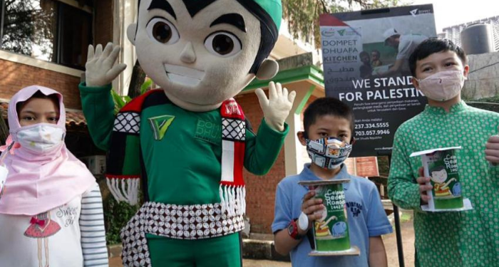 Tanda Cinta Murid SDIF Al Fikri untuk Palestina