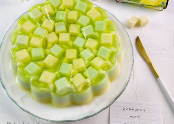 Ide Sajian Lebaran: Puding Ketupat Melon Keju
