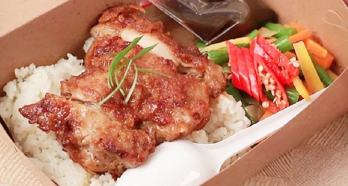 Resep Praktis Nasi Bawang Jeruk Chicken Teriyaki