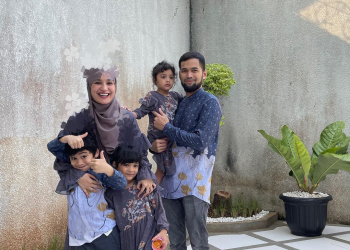 Potret Kebahagiaan Lebaran Keluarga Shireen Sungkar