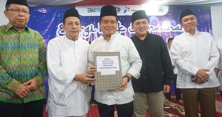 Dorong UMKM Berbasis Pesantren, BSI dan BPH Migas Berikan Pembiayaan Pertashop