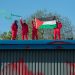 Aktivis Inggris Palestina Tutup Pabrik Pembuat Drone Israel di Leicester