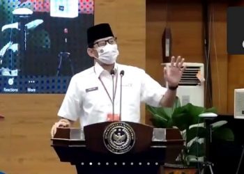 Gelar Halalbihalal Virtual, Sandiaga Uno Bangkitkan Pariwisata dan Ekonomi Kreatif di Tengah Pandemi