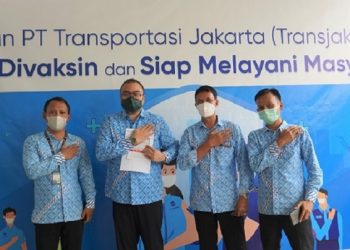 Transjakarta Tuntaskan Rangkaian Vaksin Covid-19