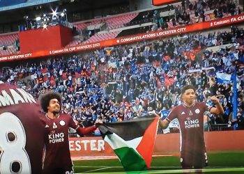 Pemain Leicester City Kibarkan Bendera Palestina Usai Menang Lawan Chelsea