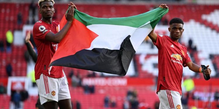 Manajer Manchester United Dukung Pogba dan Diallo Kibarkan Bendera Palestina