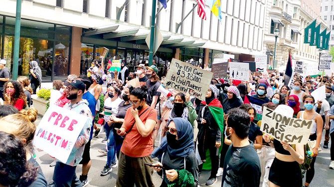 Palestina Merdeka Jadi Tuntutan Ribuan Demonstran di Philadelphia