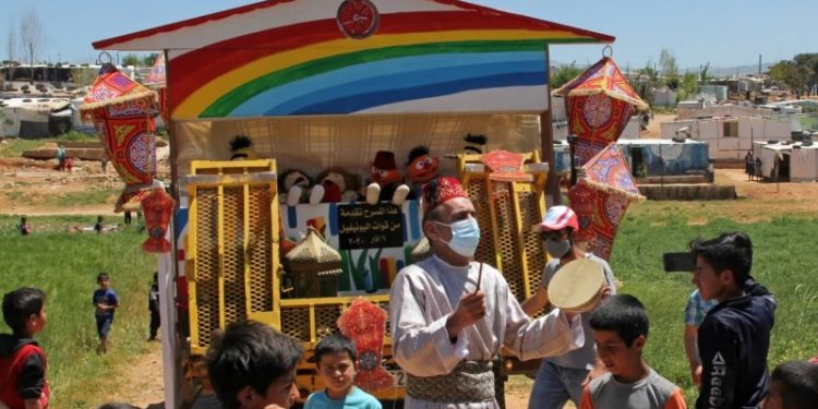 Teater Boneka Keliling Hibur Anak-Anak Lebanon Semasa Ramadan
