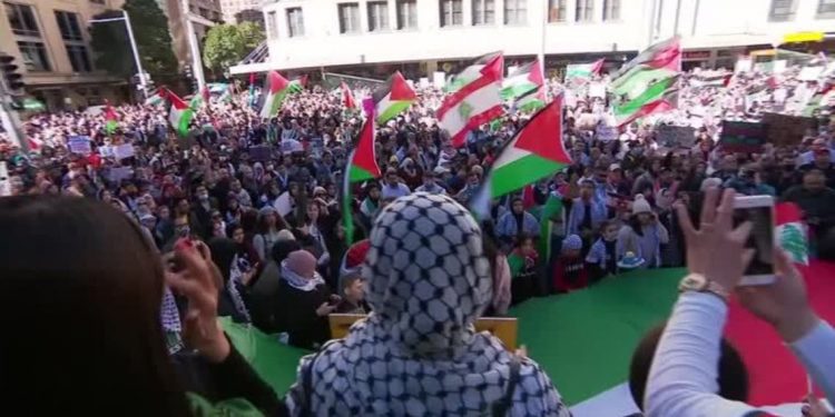 Demonstran Pro Palestina Gelar Unjuk Rasa di Sydney dan Melbourne