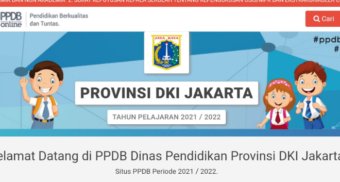 Permasalahan-permasalahan PPDB DKI Jakarta 2021