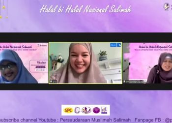 Dewi Sandra Berbagi Kisah Hijrah dalam Halal bi Halal Salimah