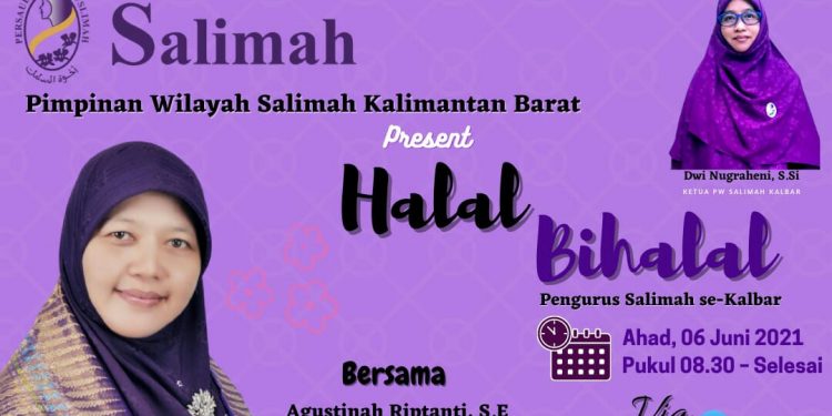Halal Bihalal Virtual Salimah Kalbar