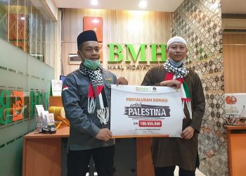 Jamaah Hidayatullah se-Jatim Salurkan Bantuan untuk Palestina Lewat Laznas BMH
