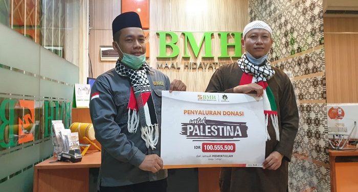 Jamaah Hidayatullah se-Jatim Salurkan Bantuan untuk Palestina Lewat Laznas BMH