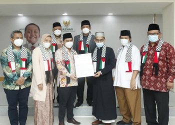 UAH Salurkan Donasi Beasiswa untuk Pelajar Palestina Rp 6,3 M ke BAZNAS