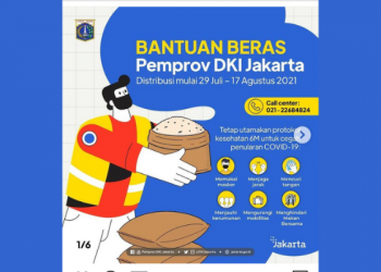 Bantuan Beras Pemprov DKI Jakarta untuk Keluarga Penerima Manfaat