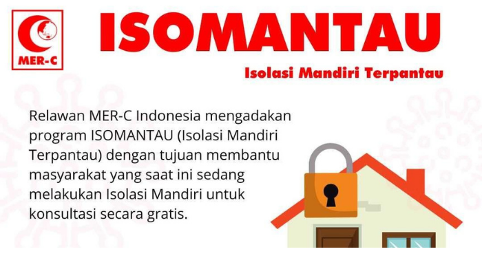 MER-C Indonesia Adakan Program Isolasi Mandiri Terpantau