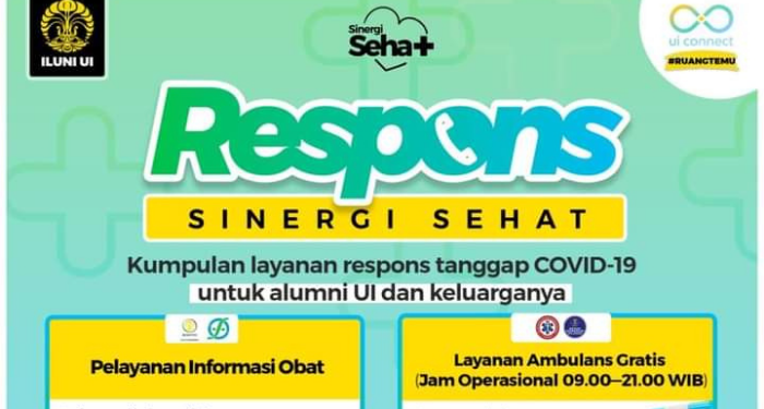 ILUNI UI Buka Layanan Respon Sinergi Sehat