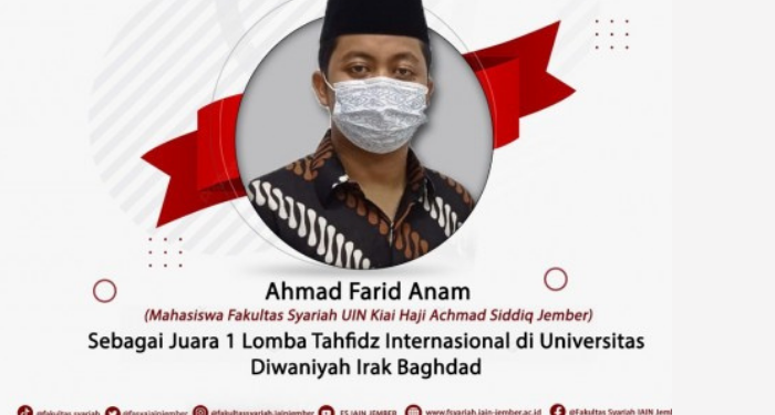 Mahasiswa UIN Jember Juara 1 MHQ Internasional
